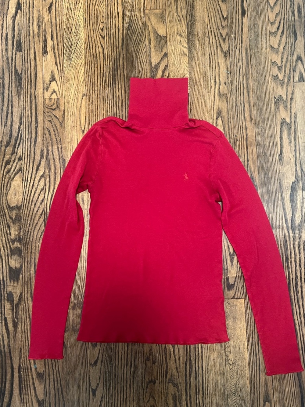 Ralph Lauren Sport red turtleneck top